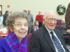70'th wedding anniversary, J.Q. and Carolyn Hunter