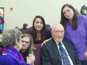 70'th wedding anniversary, J.Q. and Carolyn Hunter
